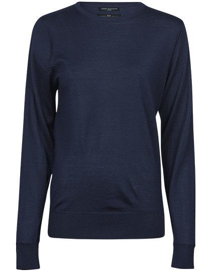 Women´s Crew Neck Sweater – Tee Jays in Navy