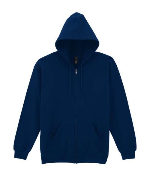 Heavy Blend™ Adult Full Zip Hooded Sweatshirt – Gildan in Navy