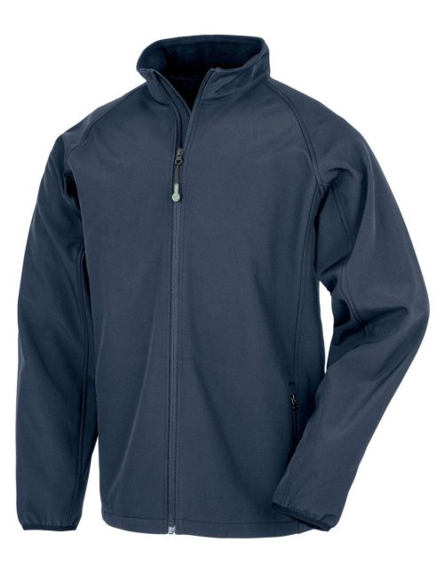 Men´s Recycled 2-Layer Printable Softshell Jacket – Result Recycled in Navy