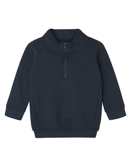 Baby Quarter Zip Sweat – Babybugz in Navy