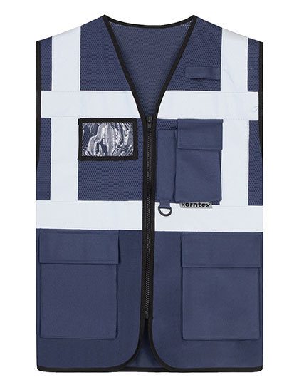Mesh Multifunctional Vest "athens" – Korntex in Navy