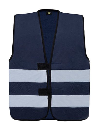 Kids´ Hi-Vis Functional Safety Vest Aarhus – Korntex in Navy