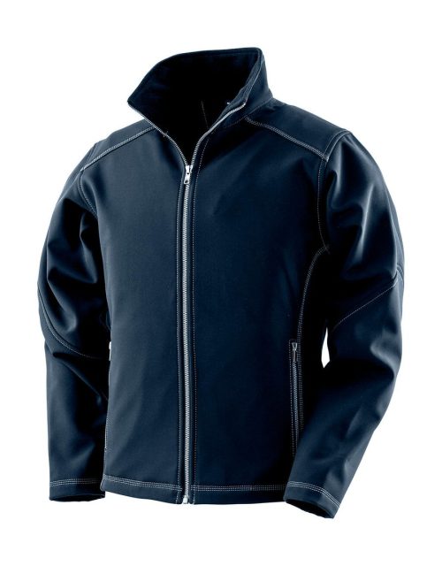 Women´s Treble Stitch Softshell Jacket – Result Workguard in Navy