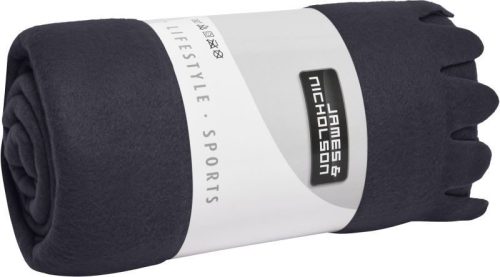 Fleece Decke mit Fransen JN 957 – Daiber in Navy