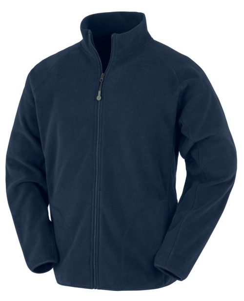 Recycled Microfleece Jacket – Result Recycled in Navy