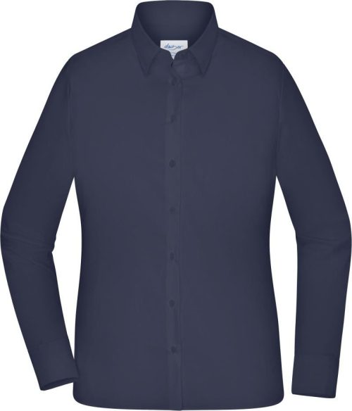 Mix Popeline Bluse langarm JN 1373 – Daiber in Navy