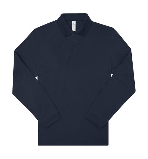 MY POLO 210 Herren mit langen Ärmeln PU427 – B&C in Navy