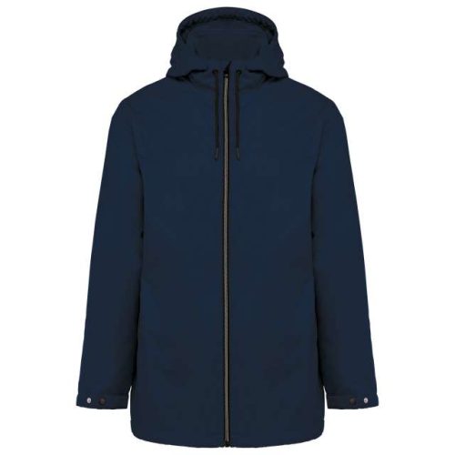 Unisex Hooded Jacket With Micro-Polarfleece Lining – Kariban in Navy