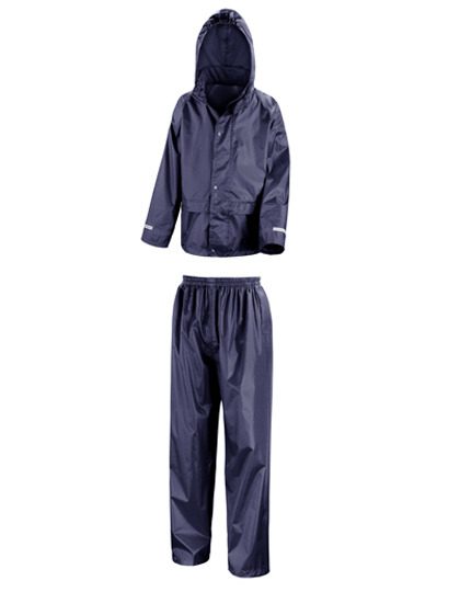 Junior Rain Suit – Result Core in Navy