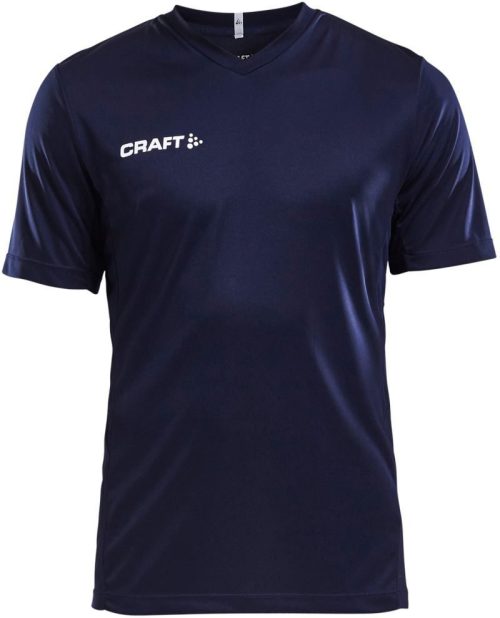 Herren V-Ausschnitt Sport Shirt Squad Go Jersey Solid M – Craft Teamwear in Navy