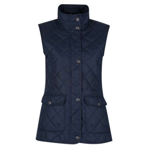 Tarah - Diamond Quilt Bodywarmer – Regatta in Navy