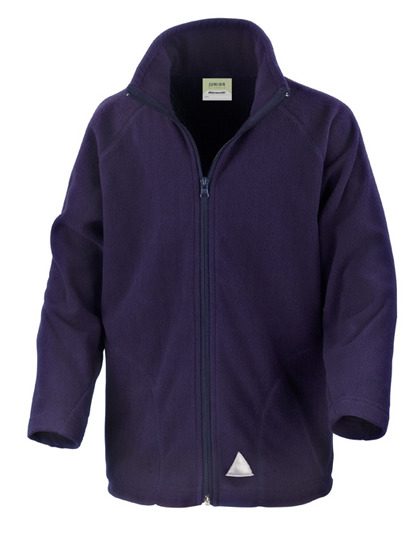 Junior Microfleece Jacket – Result Core in Navy
