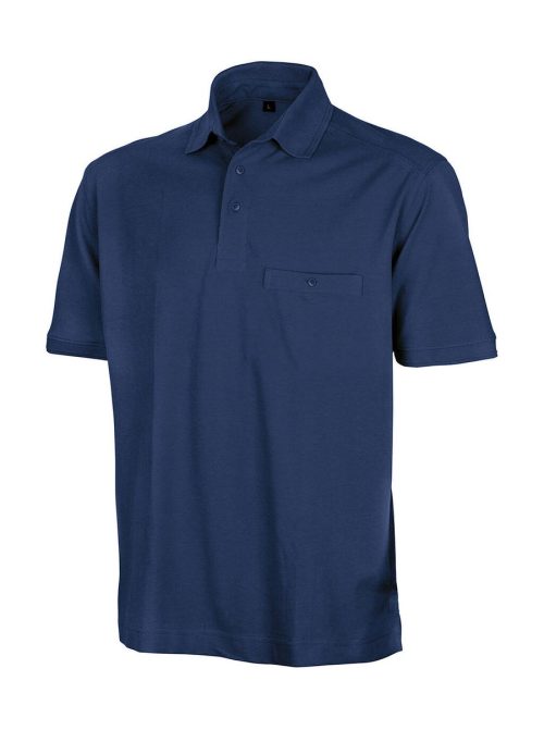 Apex Pocket Polo Shirt – Result Workguard in Navy