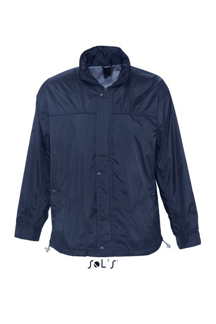 Sol's Mistral - Jersey-Lined Water Repellent Windbreaker – SOL'S in Navy