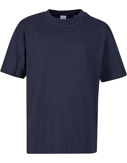 Kids Oversized Tee – New Morning Studios in Navy