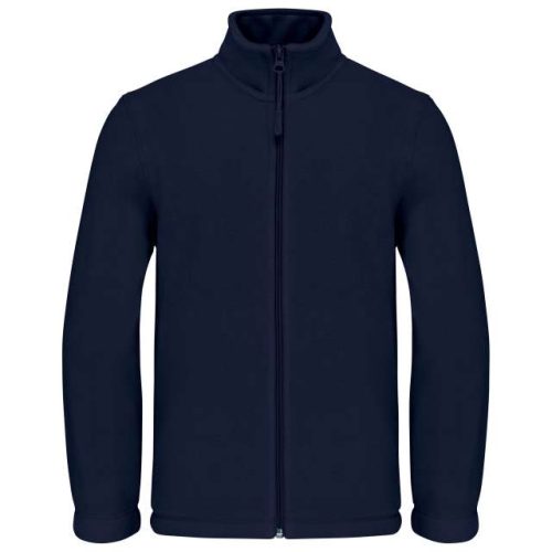 Kids' Full Zip Fleece Jacket – Kariban in Navy