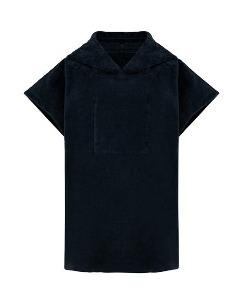 Kinder-Frottee-Poncho mit Kapuze PA582 – Proact in Navy