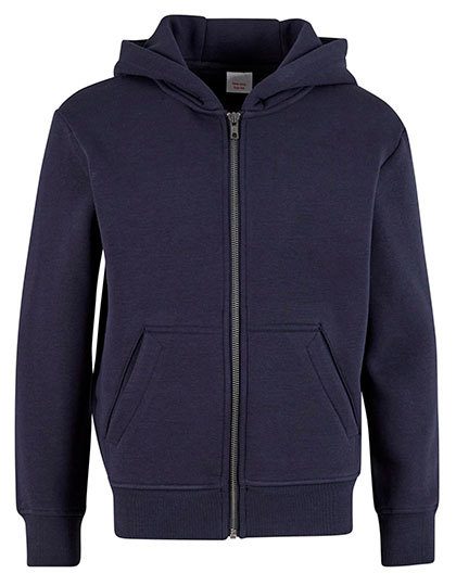 Kids Oversized Zip Hoody – New Morning Studios in Navy