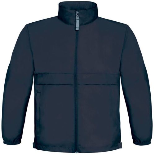 Ungefütterter Kinder Windbreaker Sirocco /kids – B&C in Navy