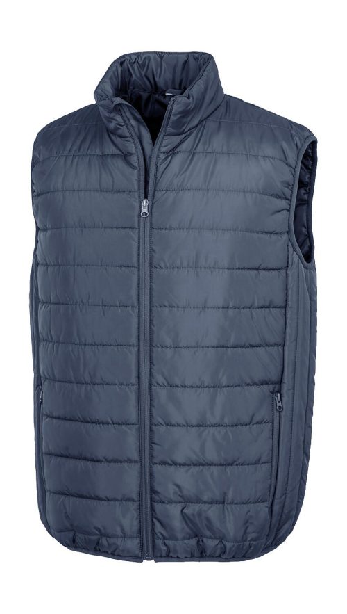 Recycled Promo Padded Bodywarmer R244X – Result Core in Navy