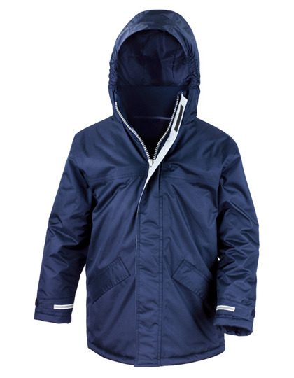 Junior Channel Parka – Result Core in Navy