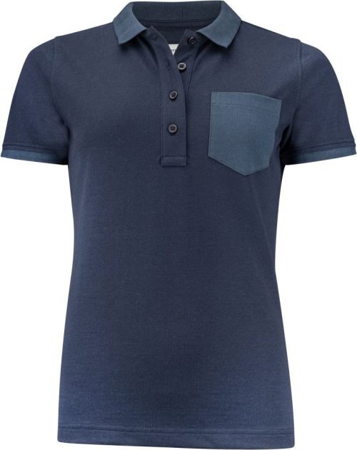 Schweres Damen Piqué Polo "Two-Tone" Pinedale Polo Women – James Harvest in Navy