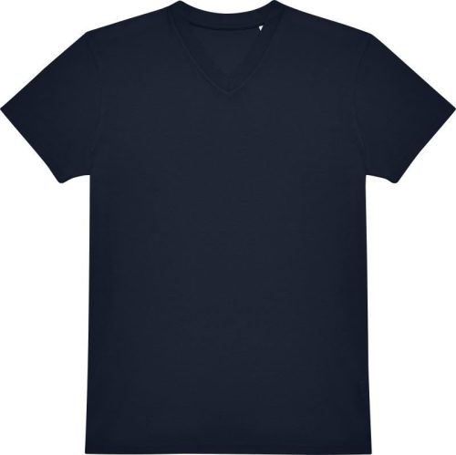 V-Ausschnitt T-Shirt #E150 V – B&C in Navy