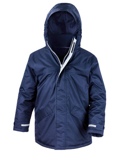 Youth Channel Parka – Result Core in Navy