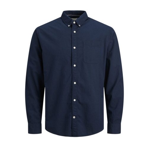 Oxford Shirt 12182486 – JACK&amp;JONES in Navy Blazer
