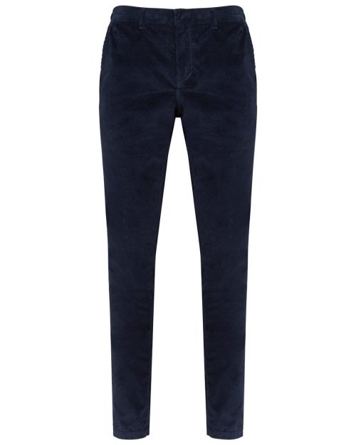 Herren-Hose aus Kord SP743 – Spasso in Navy Blue