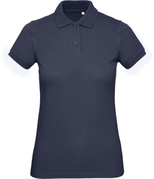 Damen Bio Piqué Polo Inspire Polo /women_° – B&C in Navy Blue