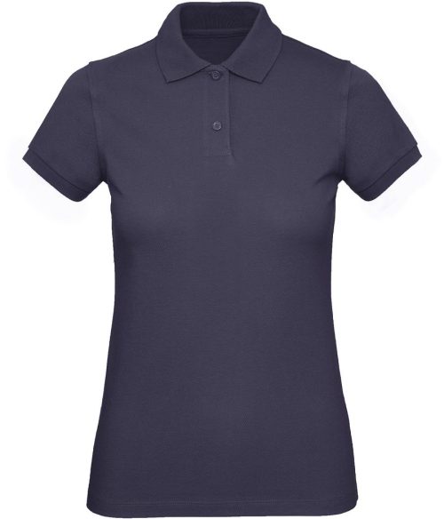 Ladies' organic polo shirt PW440 – B&C in Navy Blue