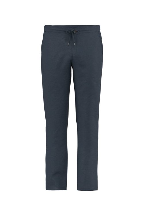 Herrenhose aus Bio-Leinen und Bio-Baumwolle NS708 – Spasso in Navy Blue