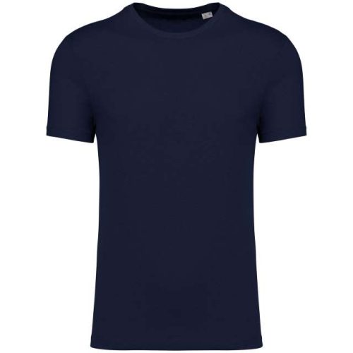 Unisex Organic Cotton And Linen T-Shirt – Spasso in Navy Blue