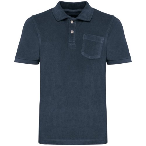 Polohemd aus Frottee für Kinder NS218 – Native Spirit in Navy Blue