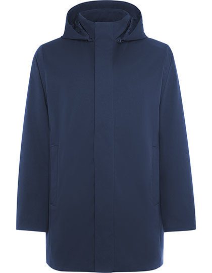 Dome 3/4 Quilted Parka Jacket – Roly in Navy Blue 55