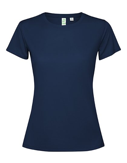Estoril Woman T-Shirt – Roly Sport in Navy Blue 55