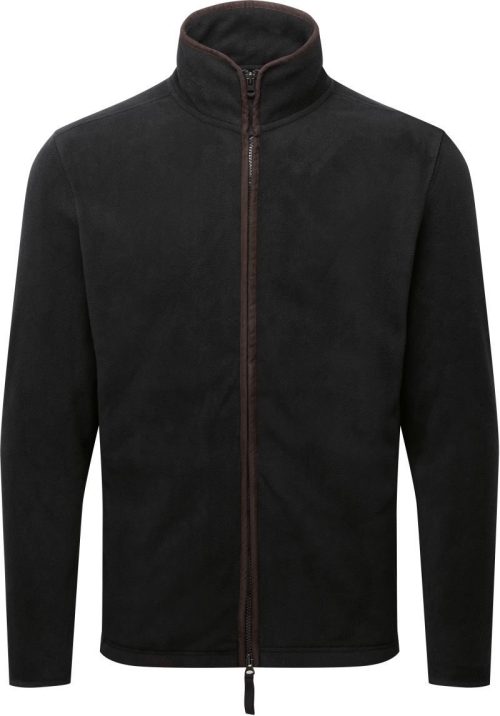 Men's 'artisan' Fleece Jacket – Premier in Navy/Brown