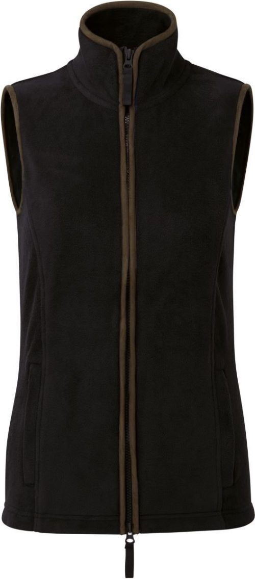 Women's 'artisan' Fleece Gilet – Premier in Navy/Brown