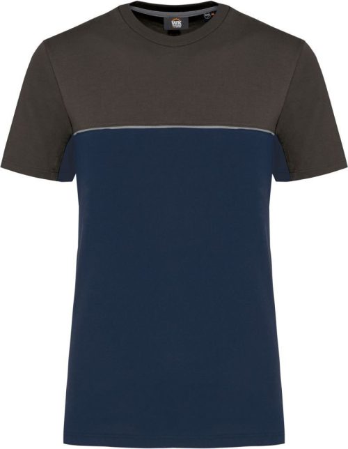 Workwear T-Shirt WK 304 – WK in Navy/Dark Grey