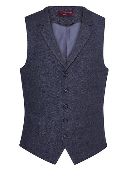 Memphis Men´s Waistcoat – Brook Taverner in Navy H-B