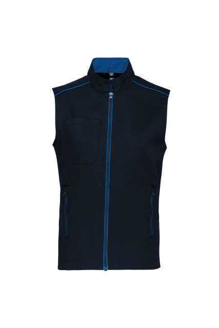 Men's Daytoday Gilet – Designed To Work in Navy/Light Royal Blue