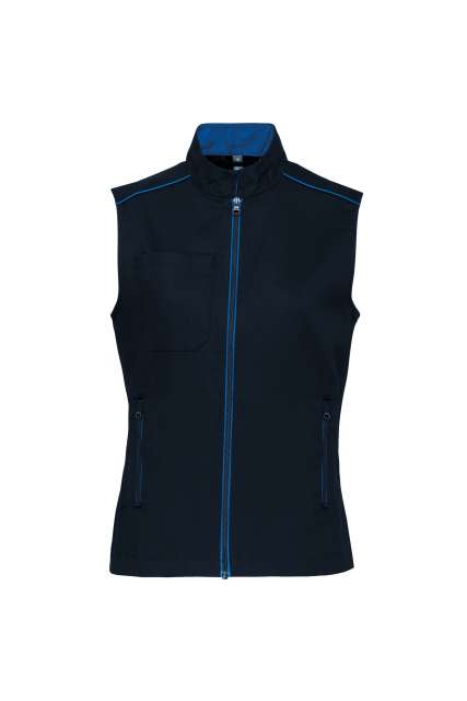 Ladies' Daytoday Gilet – Designed To Work in Navy/Light Royal Blue