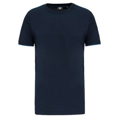 Men's Short-Sleeved Daytoday T-Shirt – Designed To Work in Navy/Light Royal Blue
