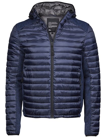 Men´s Hooded Outdoor Crossover Jacket – Tee Jays in Navy/Navy Melange