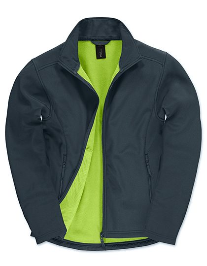 Men´s Jacket Softshell ID.701 – B&C COLLECTION in Navy/Neon Green