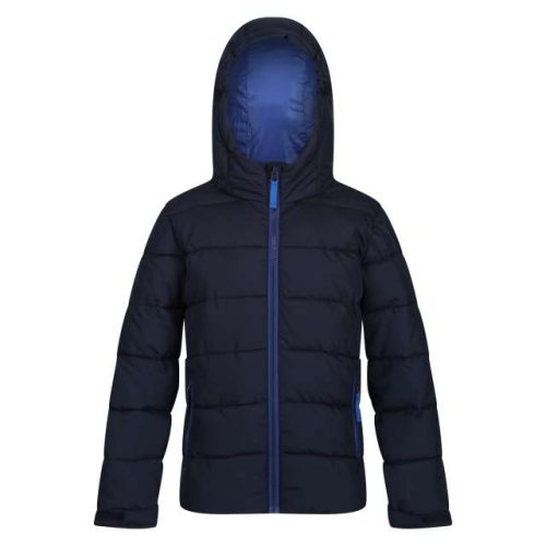 Junior Scholar Thermal Hooded Jacket – Regatta in Navy/New Royal