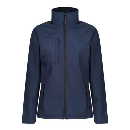 Women's Octagon Ii Printable 3 Layer Membrane Softshell – Regatta in Navy/Seal Grey