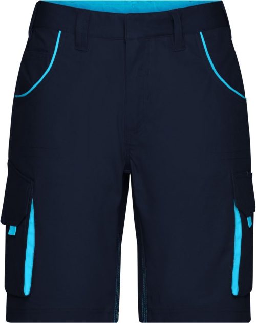 Workwear Bermuda - Color JN 872 (62) – Daiber in Navy/Turquoise