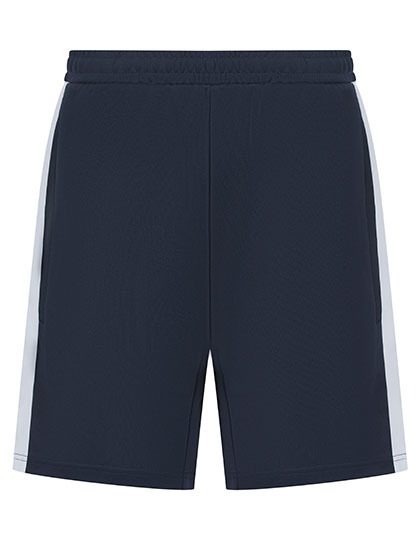 Adults Knitted Shorts With Zip Pockets – Finden+Hales in Navy/White